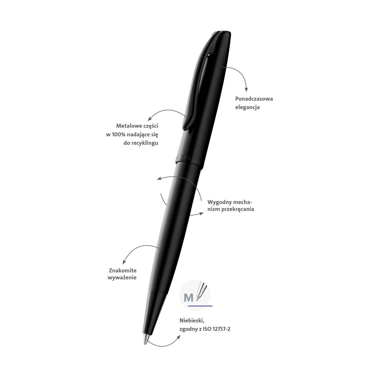 Długopis JAZZ Noble Elegance Carbon Herlitz w etui